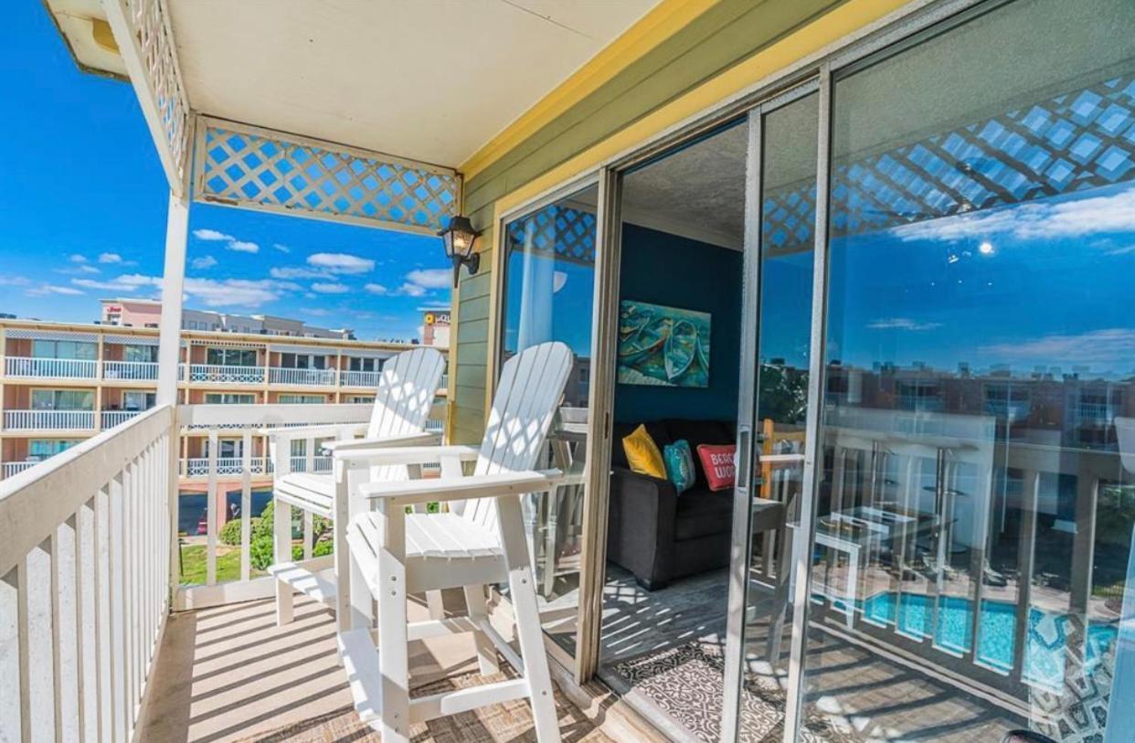Beach Escape - Top Floor Ocean Views - Heated Pool - Seawall Blvd Galveston Exterior foto